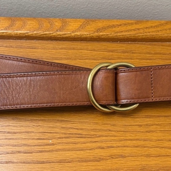 Polo Ralph Lauren Double-O-Ring leather belt. Italian leather Made in China 40” - Picture 3 of 15